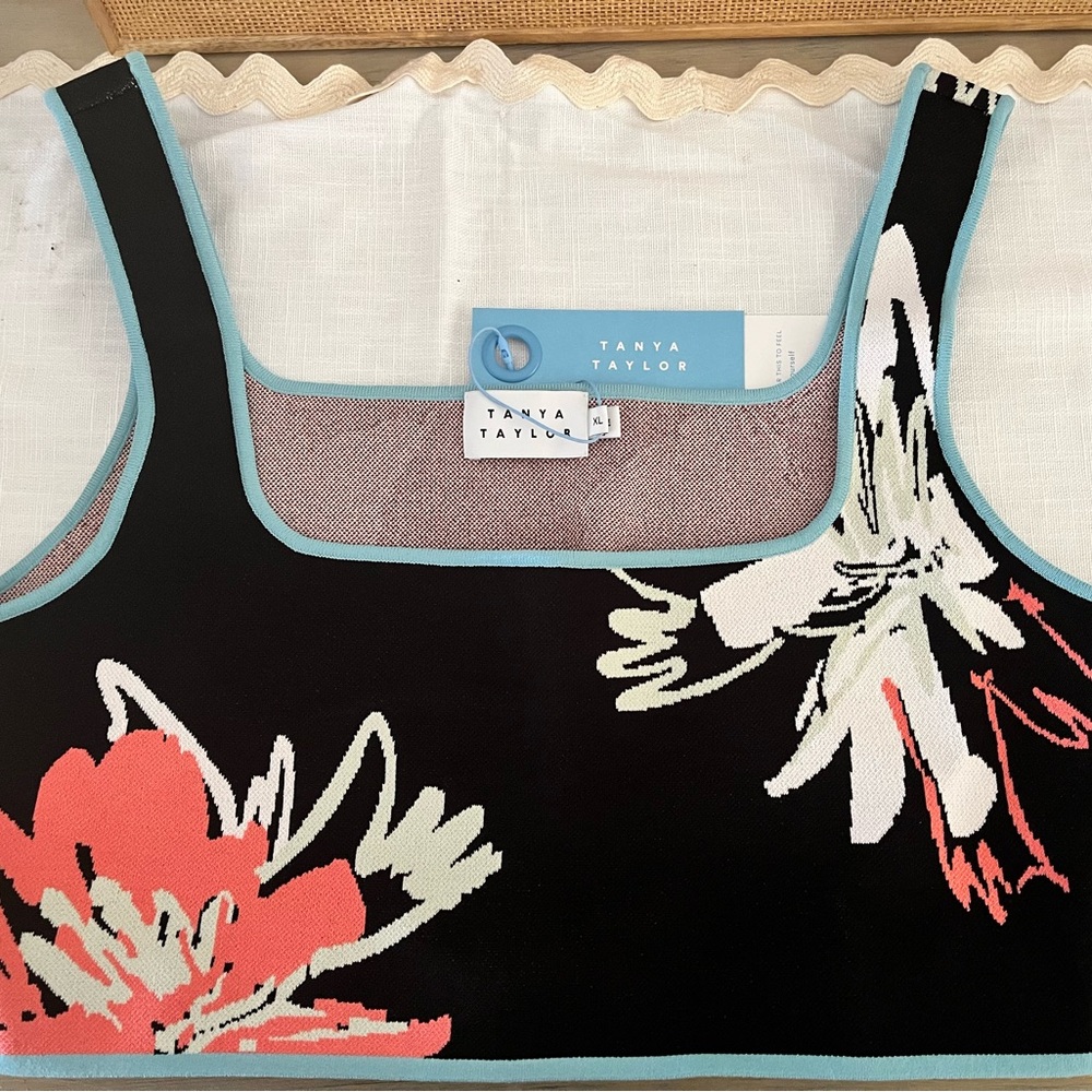 Tanya Taylor Gabi Knit Top size extra large
